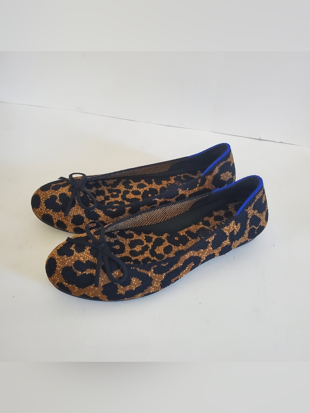 Rothy's The Ballet Flat Classic Leopard Print Women's Size 5